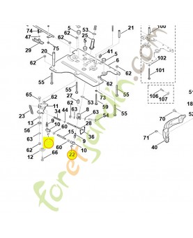 Circlip 9666-003-7013- Pièce de détachée Sithl / Vicking