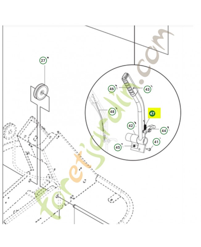 Ressort 506784101- Pièce de détachée Husqvarna