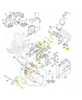 Anneau d'arrêt stihl ref. 9460-624-0400