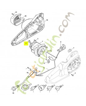 Jeu de balai charbons 1209-600-2702 - Pièce détachée Stihl / Vicking