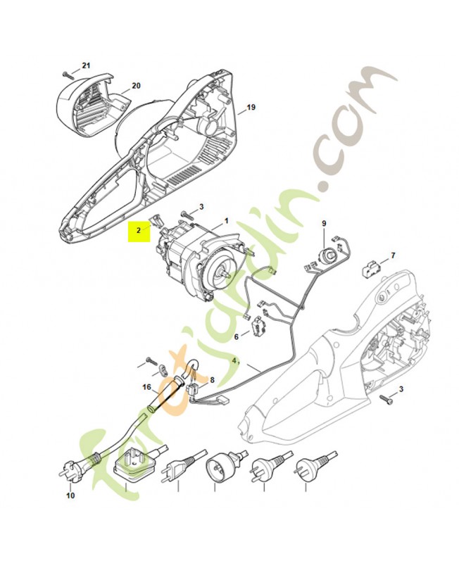Jeu de balai charbons 1209-600-2702 - Pièce détachée Stihl / Vicking Jeu de balai charbons 1209-600-2702 - Pièce détachée Stihl / Vicking
