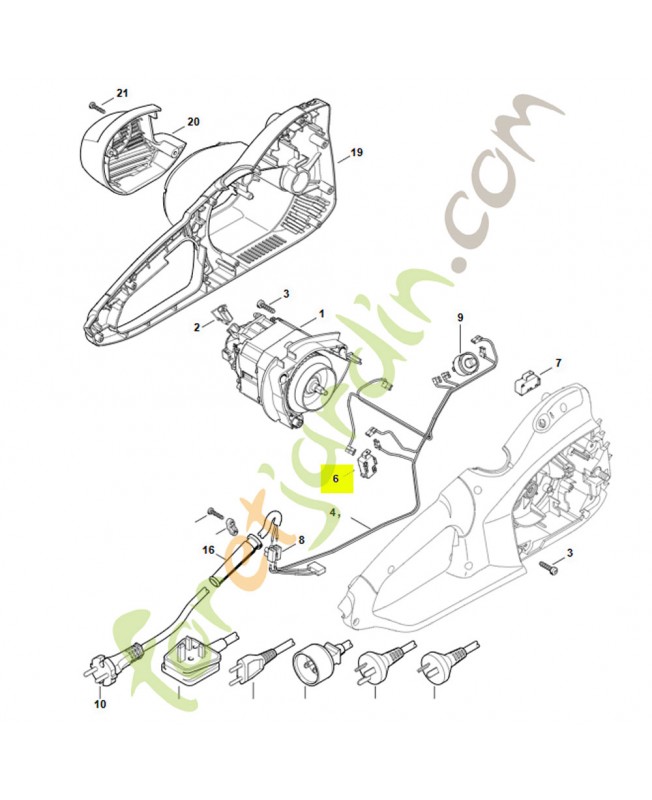 Interrupteur 1209-435-0300 stihl Interrupteur 1209-435-0300 stihl