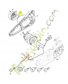 Recouvrement 1209-602-0401 - Pièce détachée Stihl / Vicking