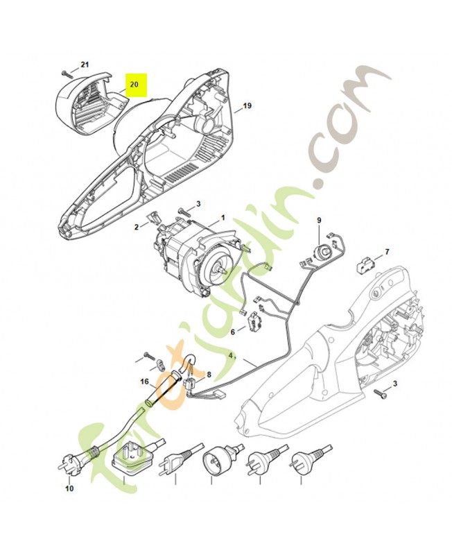 Recouvrement 1209-602-0401 - Pièce détachée Stihl / Vicking Recouvrement 1209-602-0401 - Pièce détachée Stihl / Vicking