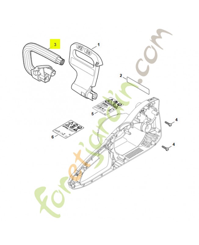 Poignee tubulaire 1209-791-1701- Pièce détachée Stihl Poignee tubulaire 1209-791-1701- Pièce détachée Stihl