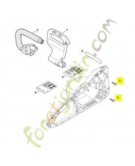 Vis cylindrique is-p 5x20 9074-477-4128- Pièce de détachée Sithl / Vicking