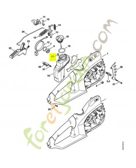 Soupape 1128-640-9100. Pièce détachée Stihl