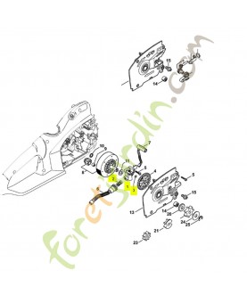 Pompe a huile 1209-640-3202 - Pièce détachée Stihl / Vicking