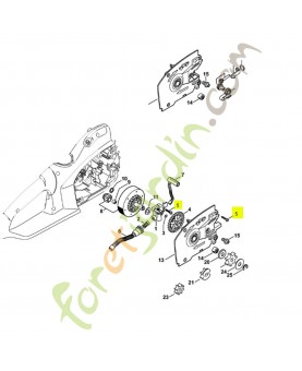 Vis parker p4x19 9074-478-3075- Pièce de détachée Sithl