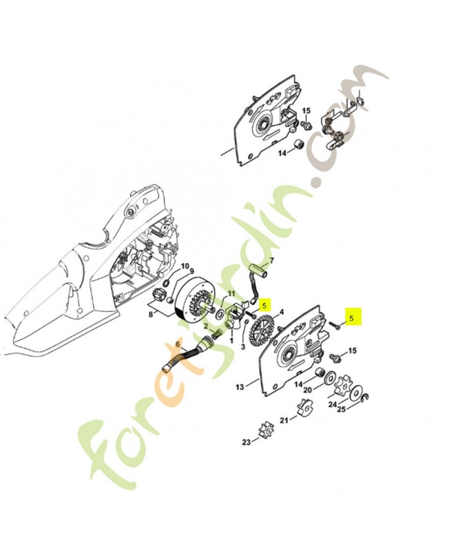 Vis parker p4x19 9074-478-3075- Pièce de détachée Sithl