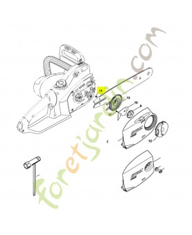 Vis m4x5 9041-319-0600. Pièce de rechange Sithl