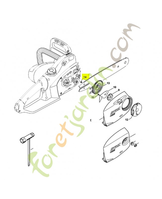 Vis m4x5 9041-319-0600. Pièce de rechange Sithl