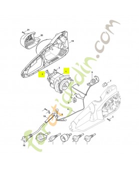 Moteur électriques 230v/50hz 1209-600-0208- Pièce détachée Stihl / Vicking