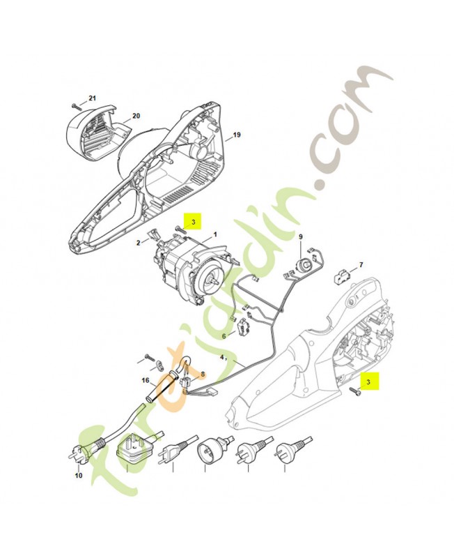Vis cylindrique is-p 5x20 9074-477-4128- Pièce de détachée Sithl / Vicking