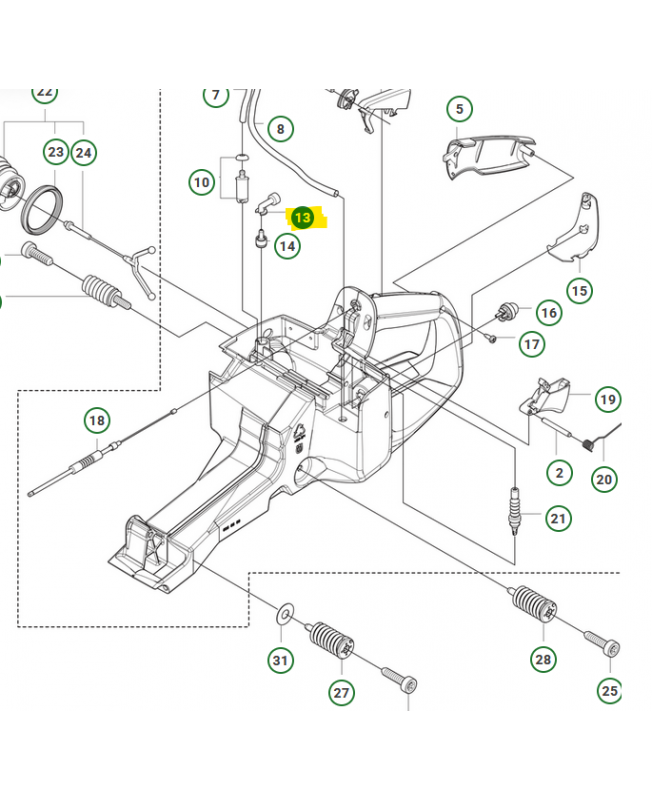 purge de réservoir husqvarna
