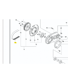 COURROIE MICRO-V 6PJ896