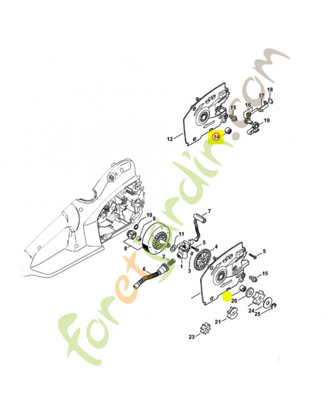Douille 10x14x10