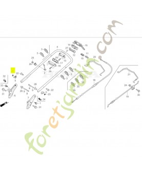 Ecrou, poussoir 5mm - Réf. Honda 90301-VR8-N01