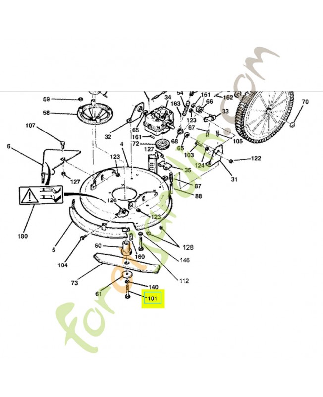 Vis de lame 3/8 réf. Honda PB11122