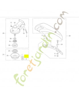 Rondelle elastique, 10.2x réf. Honda 80020-VJ5-003