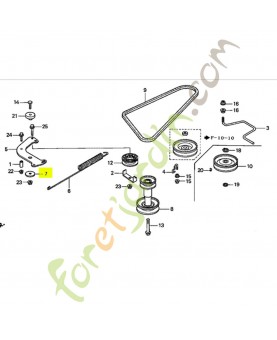 Rondelle 42x8.5 réf. Honda 40213-041-730