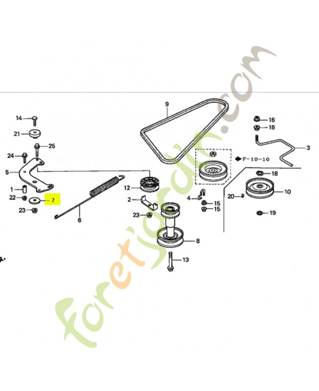 Rondelle 42x8.5 réf. Honda 40213-041-730