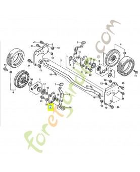 Bras complet reglage ar. d. réf. Honda 42930-VG0-000