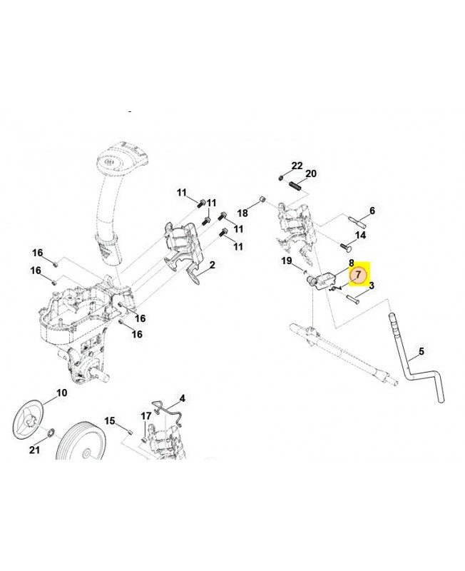 Ressort coude 6241-716-5606- Pièce de détachée Sithl / Vicking