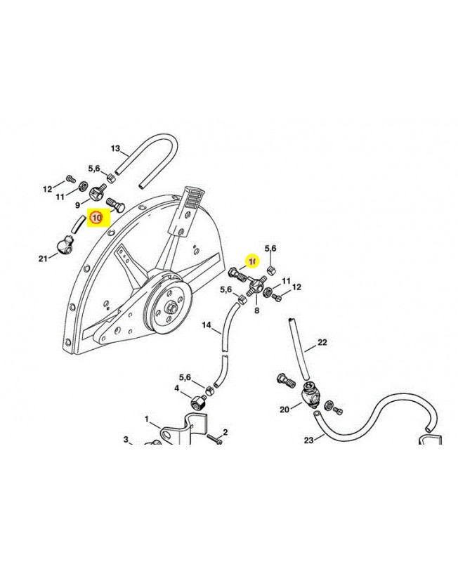 Vis creuse 4201-708-8400 - Pièce de détachée Sithl / Vicking