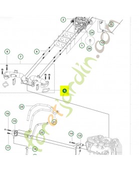 Joint de carburateur 599595101 - Pièce détachée Husqvarna