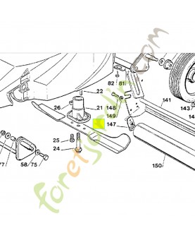 Lame - Réf. Honda CG81004396H0