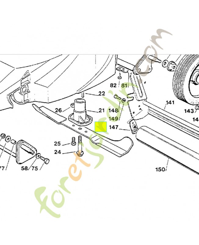 Lame - Réf. Honda CG81004396H0