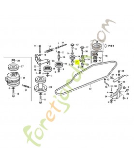 Entretoise  - Réf. Honda 80273-VK1-003