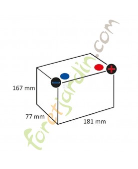 Batterie 12V 18Ah Kramp réf. SBA1812KR