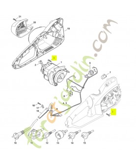 Vis cylindrique is-p 5x20 9074-477-4128- Pièce de détachée Sithl