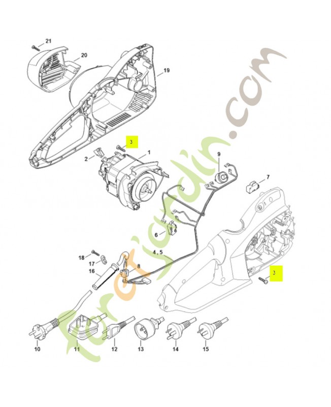 Vis cylindrique is-p 5x20 9074-477-4128- Pièce de détachée Sithl