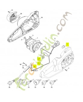 Faisceau de câbles 1209-440-3000 - Pièce détachée Stihl
