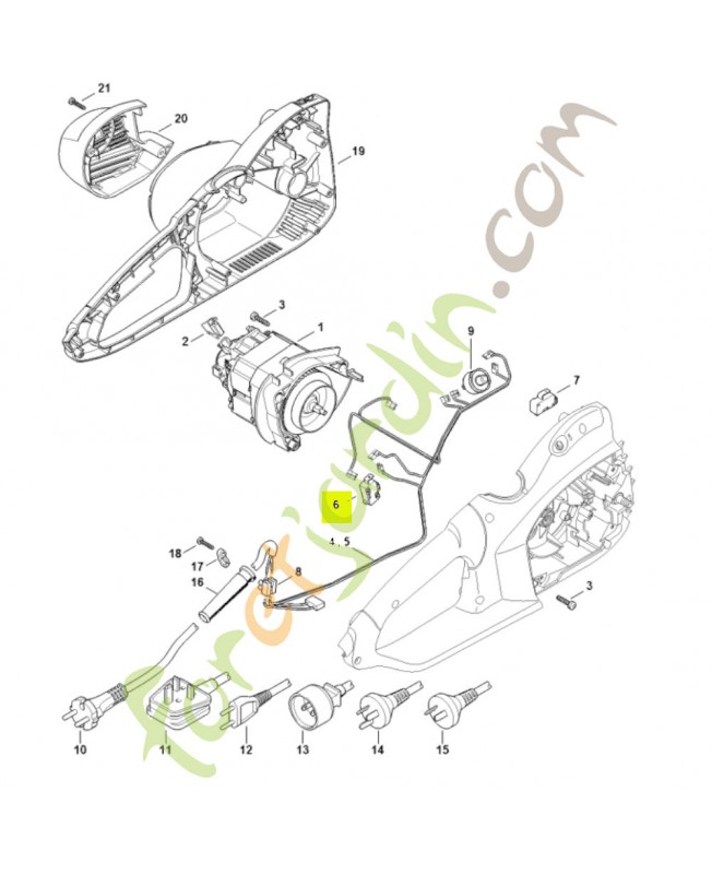 Interrupteur 1209-435-0300 stihl