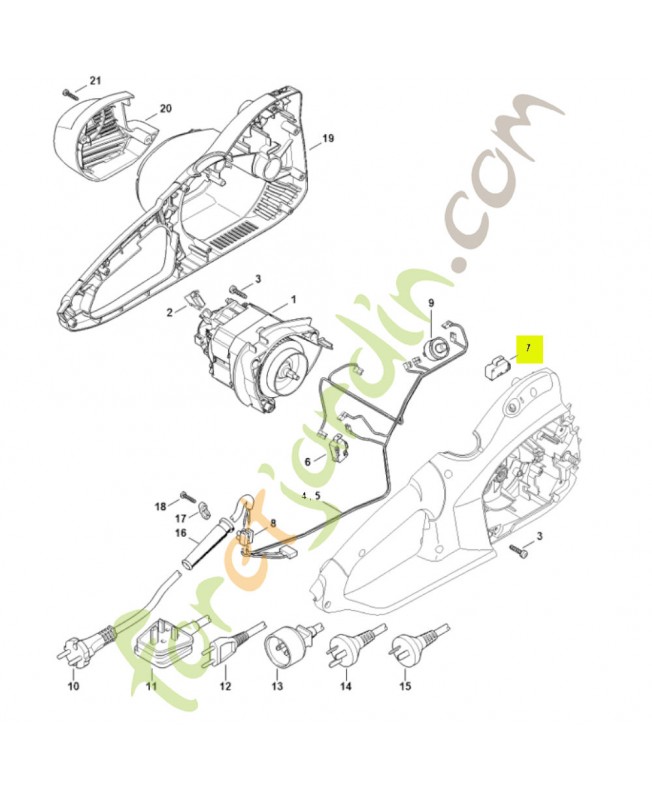 Interrupteur 1209-435-0302 stihl