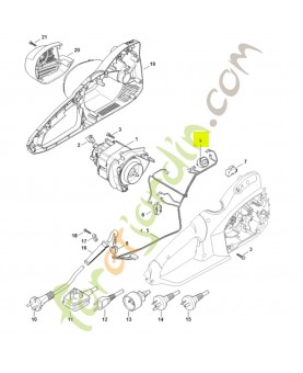 Declencheur a maxima 1209-435-1202- Pièce détachée Stihl