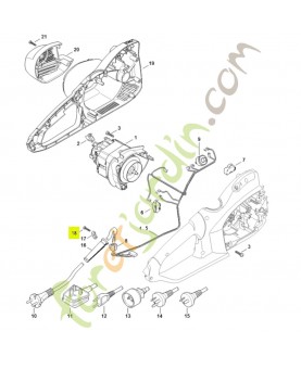 Vis parker p4x19 9074-478-3075- Pièce de détachée Sithl