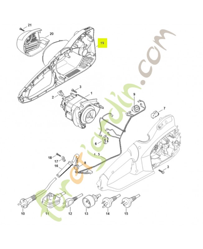 Carter moteur 1209-602-1202- Pièce de détachée Sithl