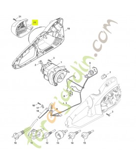 Recouvrement 1209-602-0401 - Pièce détachée Stihl / Vicking