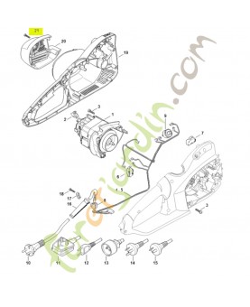 Vis parker p4x19 9074-478-3075- Pièce de détachée Sithl