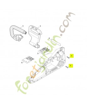 Vis cylindrique is-p 5x20 9074-477-4128- Pièce de détachée Sithl