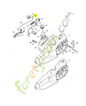 Ressort a lame 1123-162-7800. Pièce de rechange Sithl