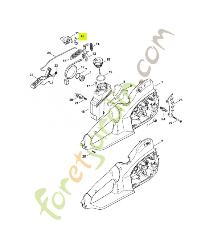 Ressort a lame 1123-162-7800. Pièce de rechange Sithl