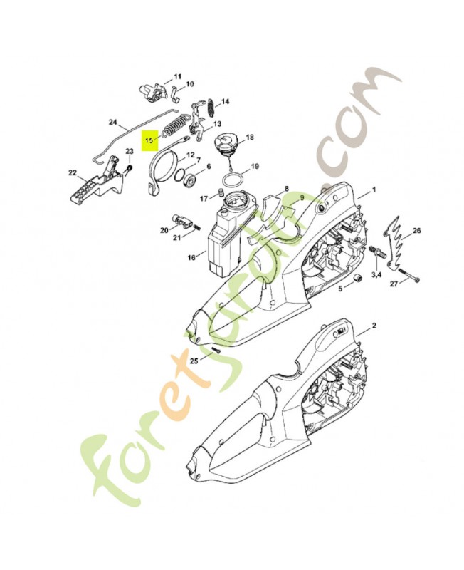 Ressort de tension 1209-162-7900- Pièce de détachée Sithl