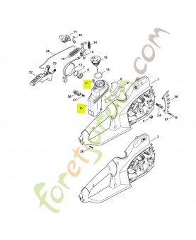 Réservoir d'huile 1209-350-4401- Pièce de détachée Sithl
