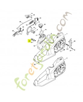 Bouton d’arrêt 1209-435-7800- Pièce de détachée Sithl